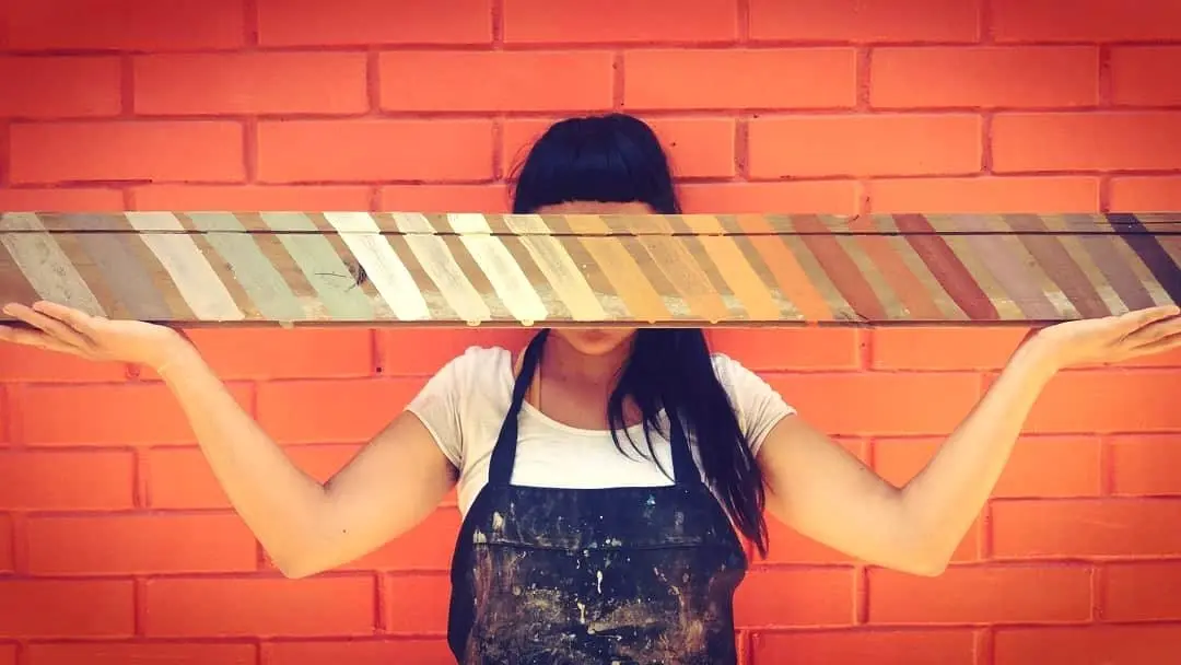 Pinturas de tierra: pruebas de color