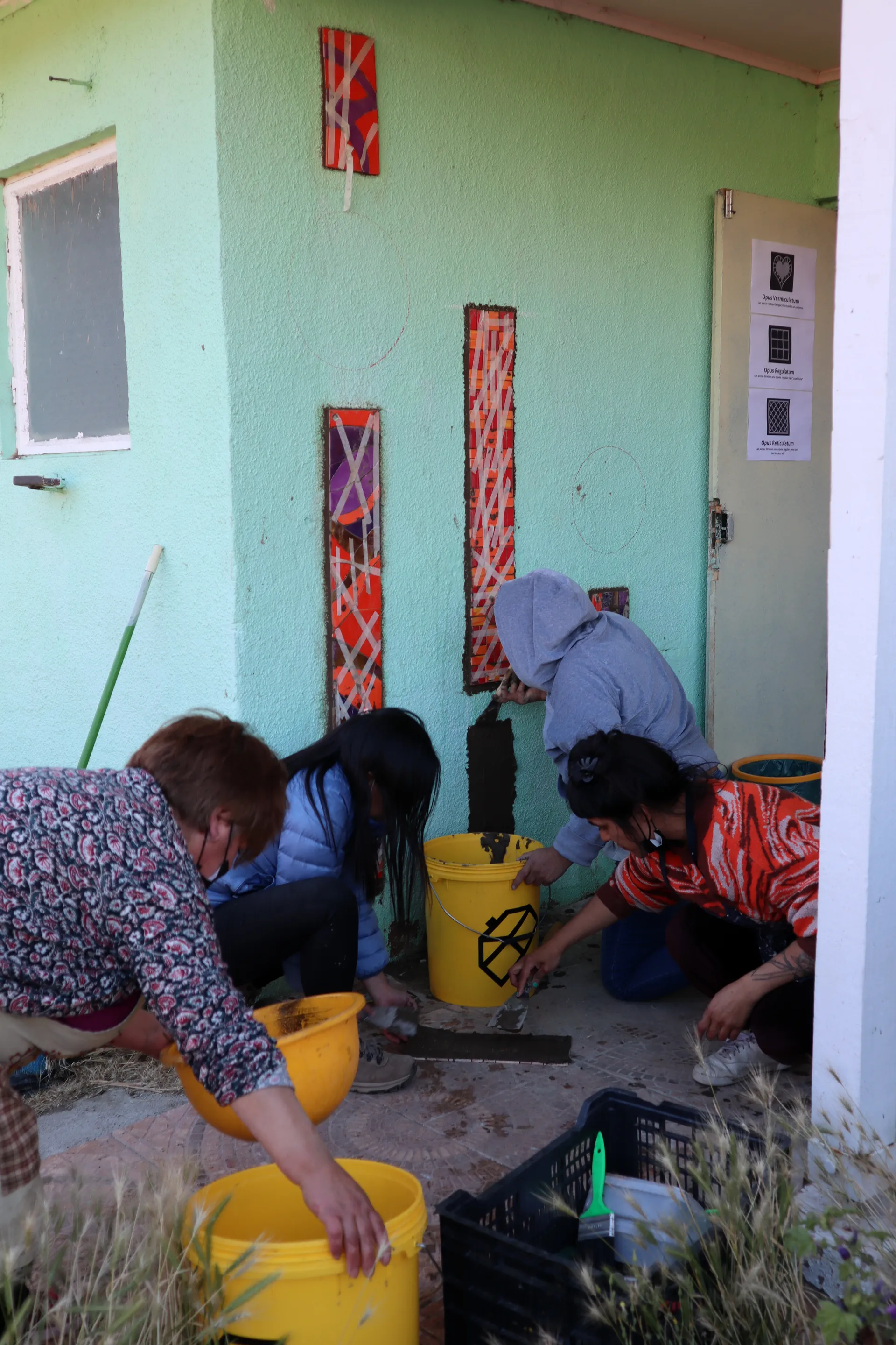 Instalación de mosaicos
